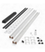 49758 Classic White Composite Deck Rail Kit 6-ft 36-in