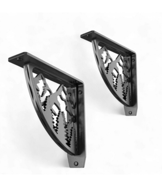 49760 Decorative, Heavy-Duty Metal Shelf Brackets