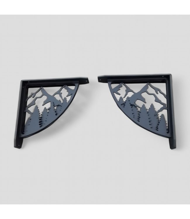 49760 Decorative, Heavy-Duty Metal Shelf Brackets