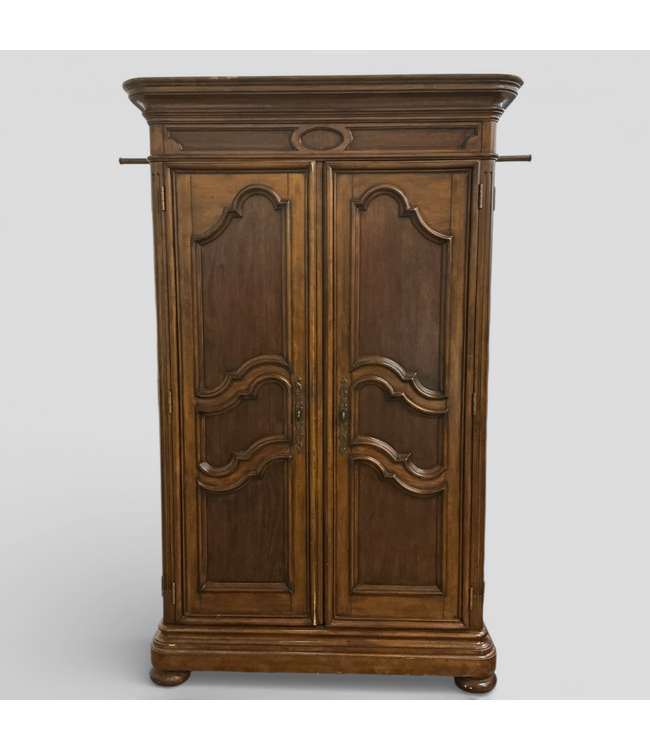 49745 Walnut Cherry County French Bedroom Armoire