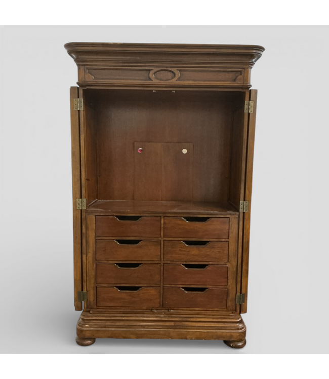 49745 Walnut Cherry County French Bedroom Armoire