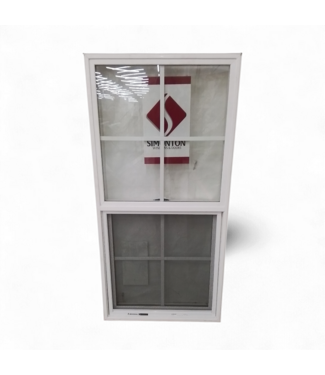 49777 White Vinyl Window Vertical Sliding Window 23"W
