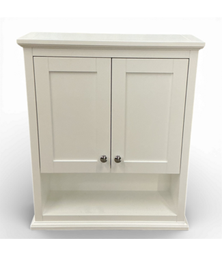 49784 Clean White Upper Wall Bathroom Cabinet 25"W
