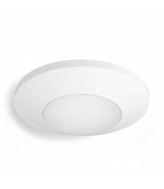 49787 1 -Light Matte White LED Flush Mount Light