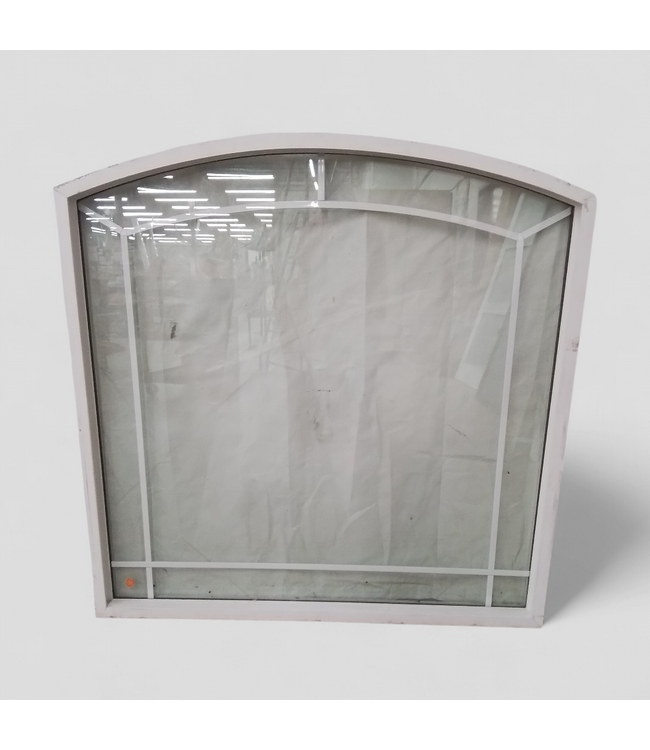 49770 White Vinyl Arched Top Picture Window 47.5"W