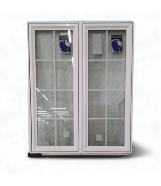 49771 Double Casement Vinyl Window 48"W x 58"H - White