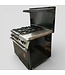 49774 Black Commercial Style Gas Range w/Griddle