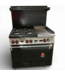 49774 Black Commercial Style Gas Range w/Griddle