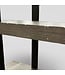 49793 Weathered Ash 5-Tier Shelves Set of 2