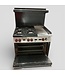49774 Black Commercial Style Gas Range w/Griddle