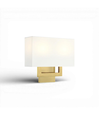 49809 2 -Light Brushed Brass Wall Sconce 13.25-in W