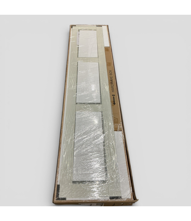 49823 Euro Off-White 3 Panel Bifold Closet Door 30"W x 80"H