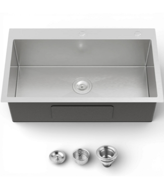 49831 Stainless Steel Single Bowl Kitchen Sink With Drain