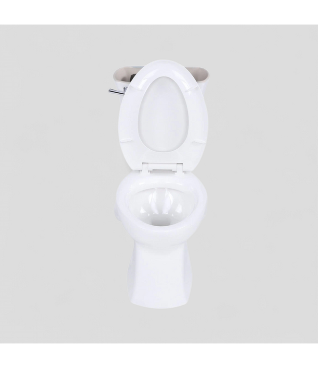 49843 White Elongated Chair height 2 -Piece Toilet