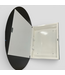 49852 Frameless Oval Mirrored Medicine Cabinet