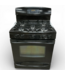 49851 Black Freestanding Gas Range 30"