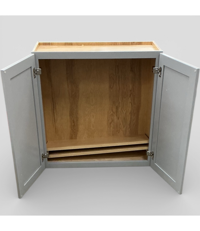 49856  Gray 30"W Wall Cabinet
