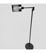 49868 Black Study Floor Lamp 41"H