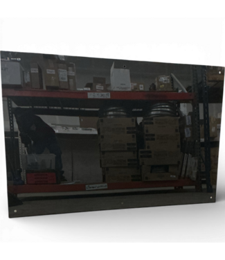 49870 Black Neon Dry Erase Board 72"W