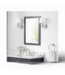 49871 Charcoal Framed Bathroom Mirror