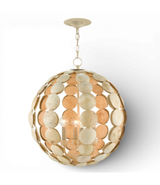 49879 Tartufo Coco Shell Chandelier