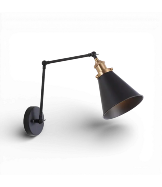 49885 Adjustable Arm 1 -Light Wall Sconce 30.5"W
