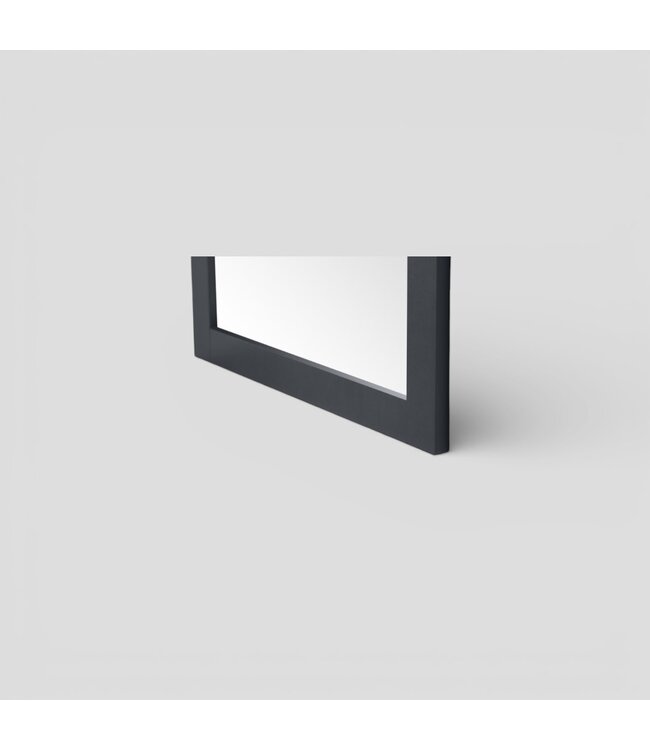 49871 Charcoal Framed Bathroom Mirror