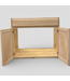49909 Natural Unfinished Oak Sink Base Cabinet 36" x 24"