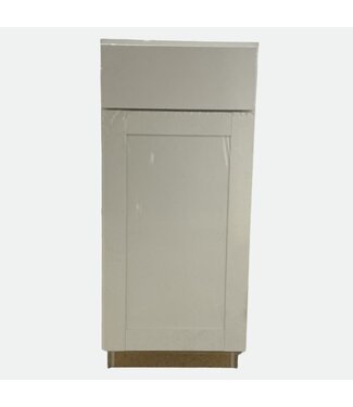 49912 Fresh White Base Cabinet 15"W