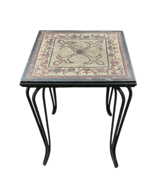 49911 Black Iron Table 21"