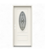 49914 Prehung Steel Oval Lite Front Door 36"W x 80"H