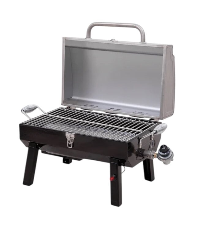 49919 Stainless Portable Liquid Propane Grill 200 sq. ft.