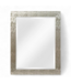 49920 Glitzy silver Framed Wall Mirror 27"W x 33"H