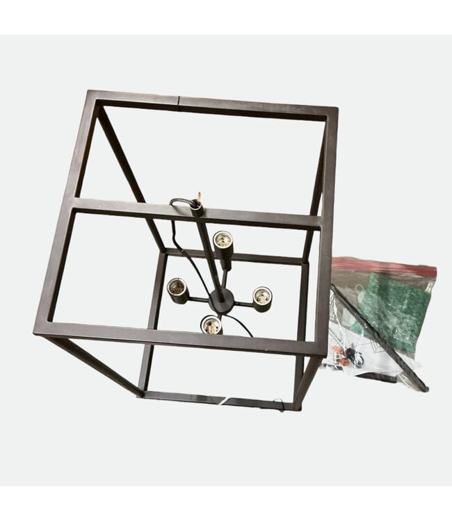 49923 Western Bronze Transitional 4-Light Chandelier