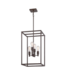 49923 Western Bronze Transitional 4-Light Chandelier