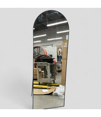 47175 Arched Top Black Mirror