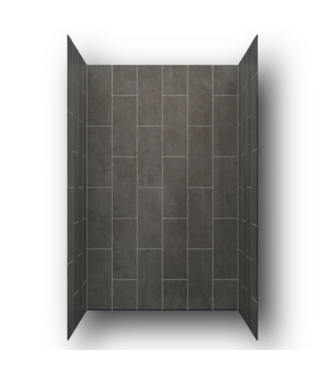 49941 Jetcoat Slate Glue Up Shower Panel Kit 48"W x 78"H