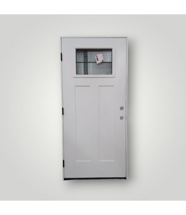 49944 Prehung 1/3 Lite Single Exterior Door 36" x 79.5"