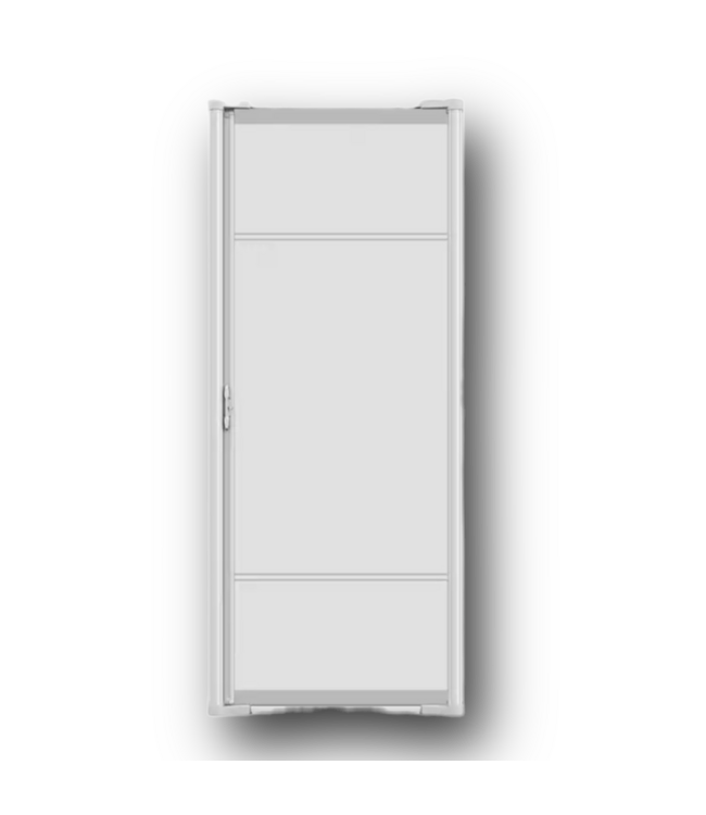 49962 White Retractable Screen Door 32-36"W x 96"H