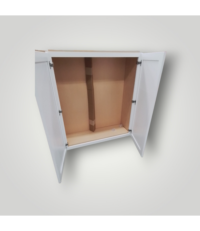 49965 White Recessed Panel Upper Wall Cabinet 36"W