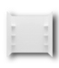 49968 Elevate Arctic White 3-pc Bathtub Wall 30" x 60"
