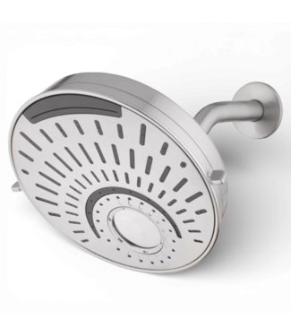 49969 5-Spray Brushed Nickel 8-Inch Round Shower Head