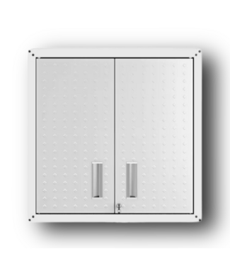 49980 Fortress Wall Mount Steel Garage Cabinet White