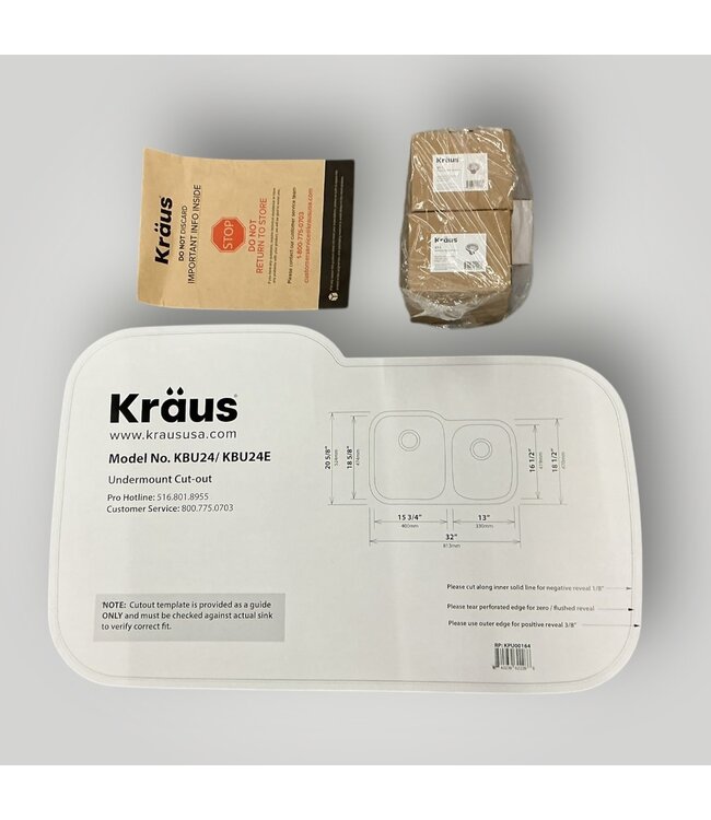 49984 Premier Undermount Double Offset Kitchen Sink