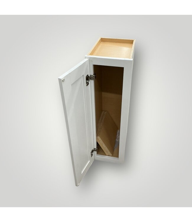 50000 Pure White Upper Wall Cabinet 9"W