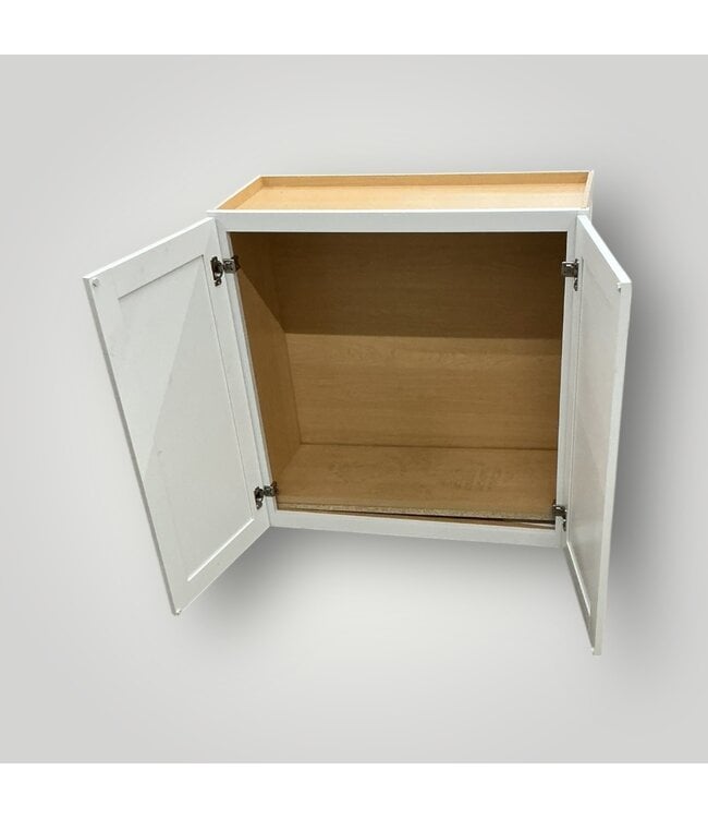 50003 Crisp White Upper Wall Cabinet 30"W