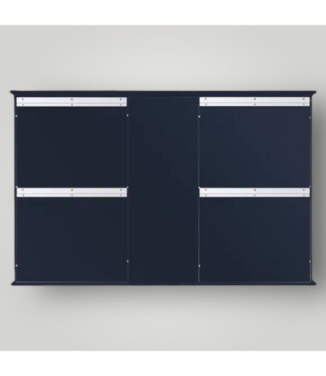 50010 Navy Blue Mirrored Medicine Cabinet