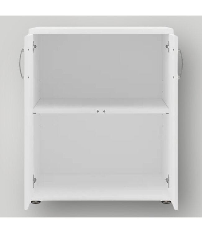 50036 White Freestanding Utility Storage Cabinet