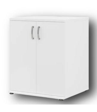 50036 White Freestanding Utility Storage Cabinet