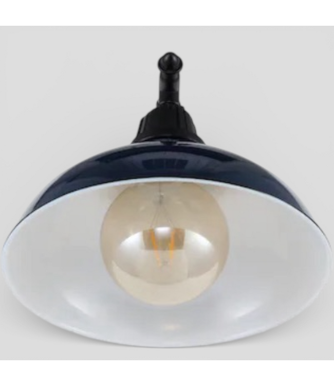 50043 Wallace Farmhouse Light Polished Blue